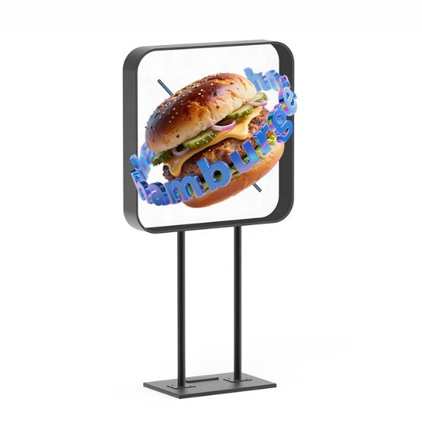 Totem pubblicitario olografico